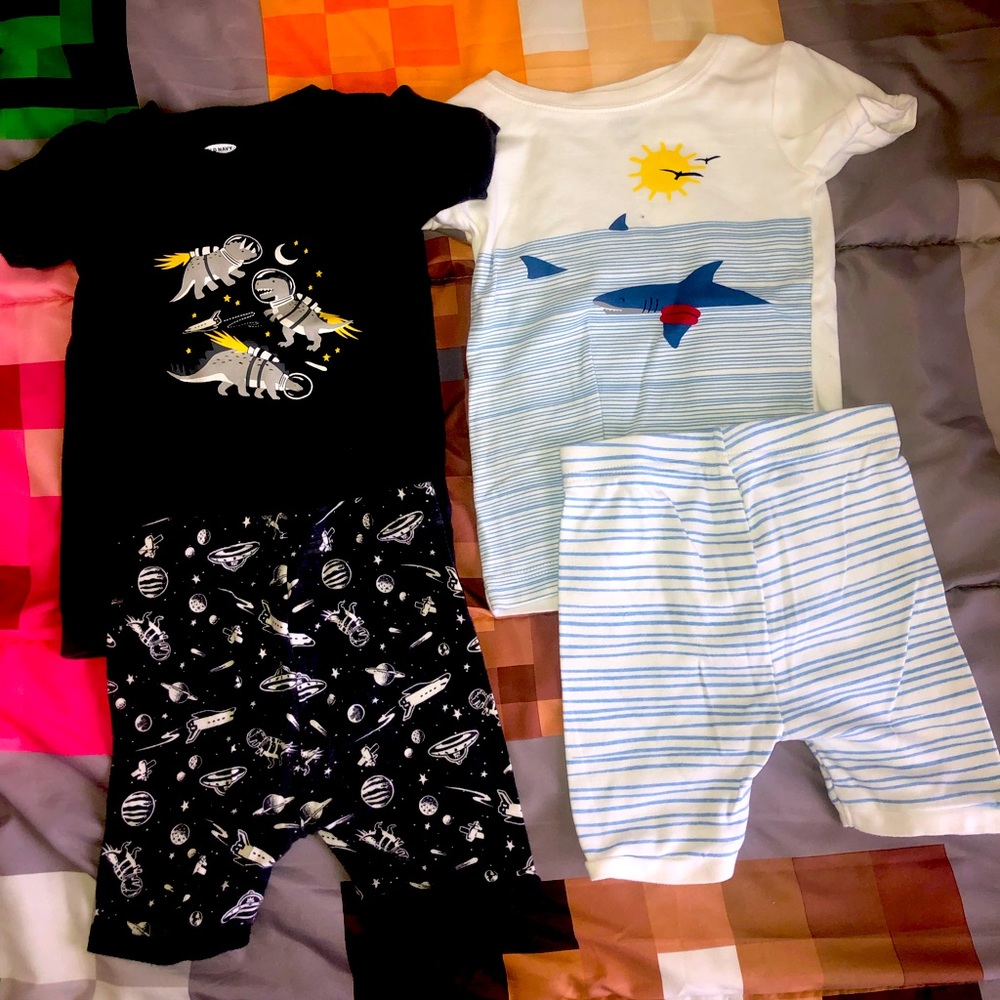 Short sleeve pajamas 5t